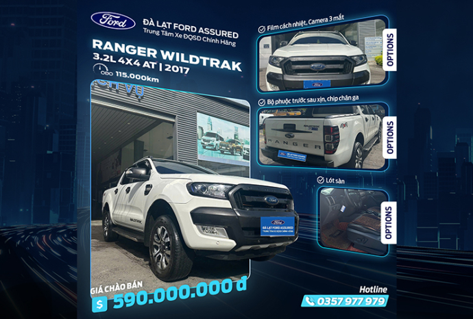Ford Ranger Wildtrak 3.2L 4x4 AT 2017
