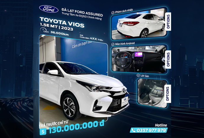 Toyota Vios E 2023 MT