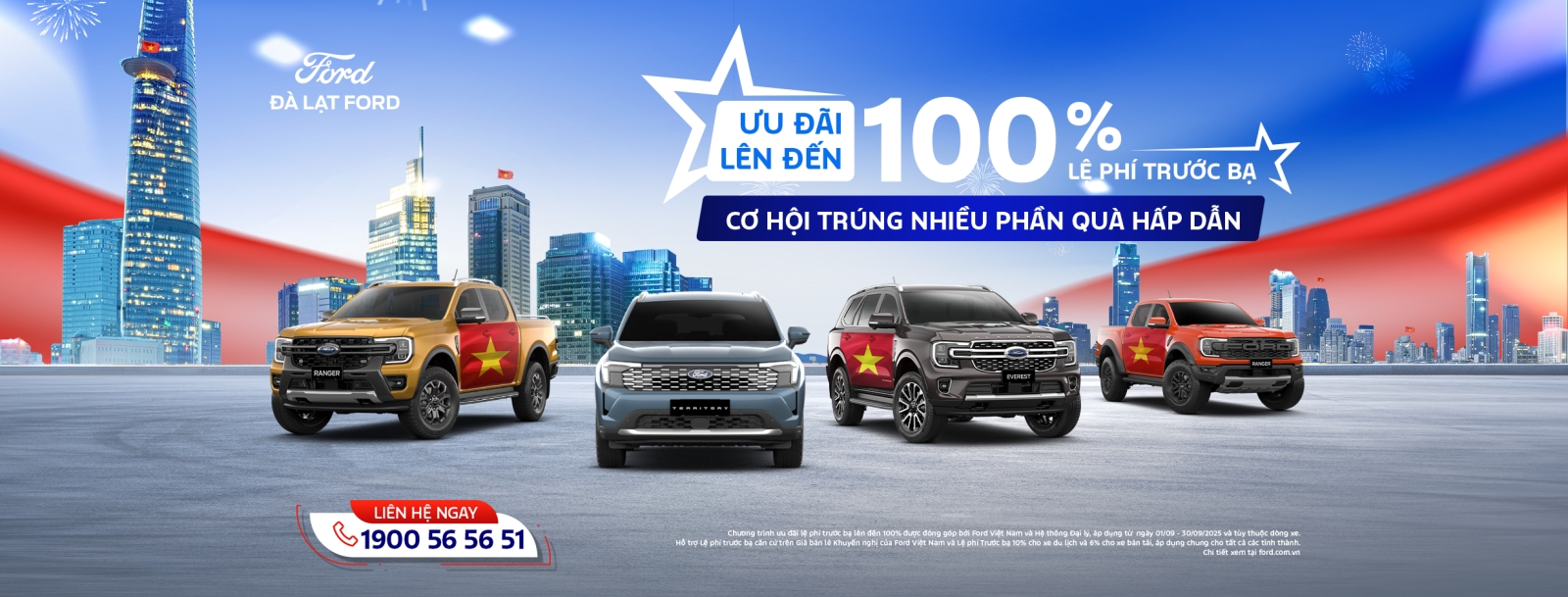 THÁNG 9 – BÙNG NỔ ƯU ĐÃI TẠI ĐÀ LẠT FORD