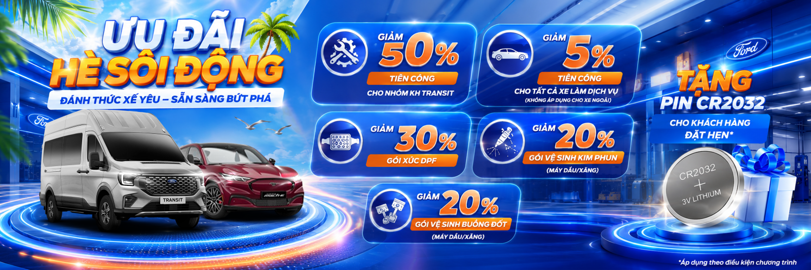 Ưu Đãi Hè Sôi Động Tháng 6 – Chăm Xe Cực Đã, Giá Cực Ưu Đãi