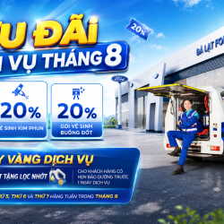 Ưu Đãi Dịch Vụ Đà Lạt Ford Tháng 8: Tặng Lọc Nhớt, Giảm 30% DPF