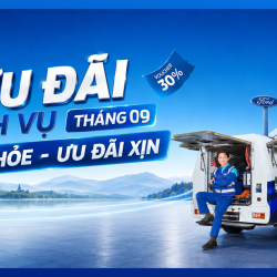Bảo Dưỡng Xe Chuẩn Hãng Với Chương Trình Ưu Đãi Dịch Vụ Tháng 09 Tại Đà Lạt Ford
