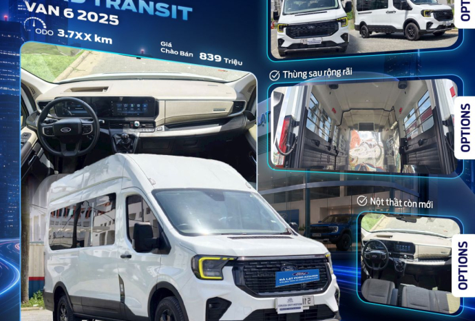 FORD TRANSIT VAN 6 2025