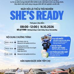 SHE’S READY: HÀNH TRÌNH TRẢI NGHIỆM LÁI XE VÀ WORKSHOP DÀNH RIÊNG CHO PHÁI ĐẸP TẠI ĐÀ LẠT FORD