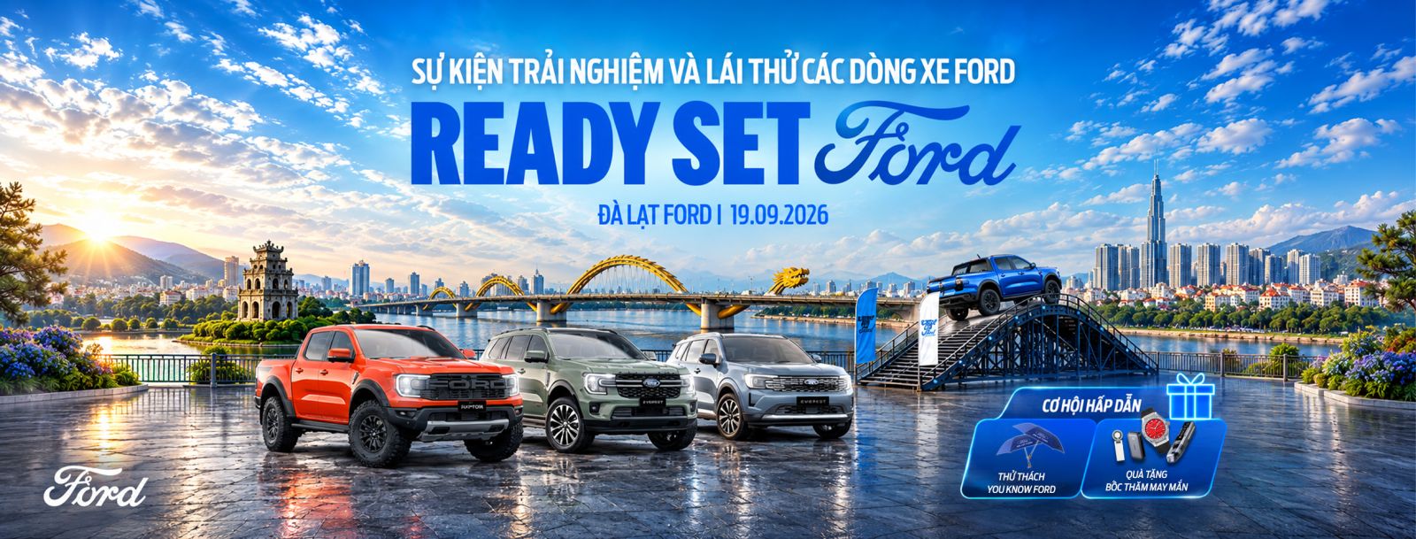 READY SET FORD: SẴN SÀNG BỨT PHÁ CÙNG SỰ KIỆN LÁI THỬ TẠI ĐÀ LẠT FORD NGÀY 19/09/2026