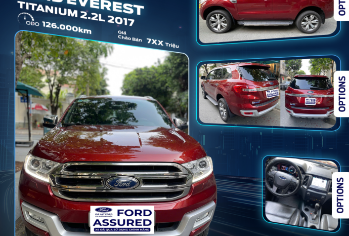 Ford Everest Titanium 2.2L 2017